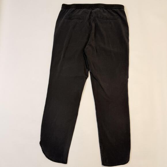 Marine Layer Jogger Pants Mens Medium Black Elastic Waist Tapered Casual Pull On - Picture 9 of 9